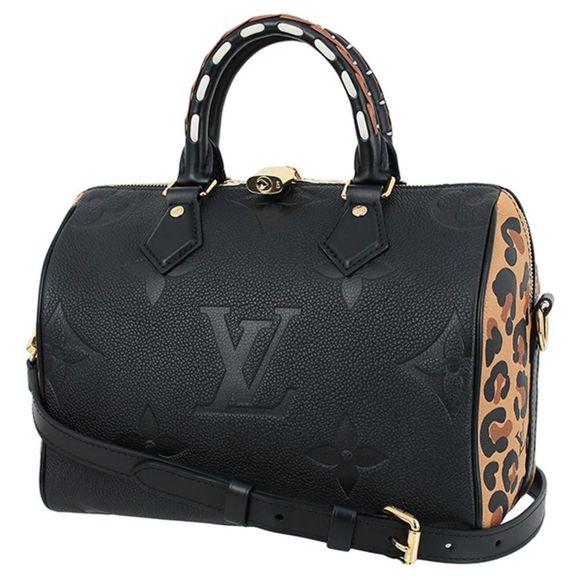 Speedy Bandouliere 25 Wild At Heart Monogram Implant Shoulder - Picture 1 of 11